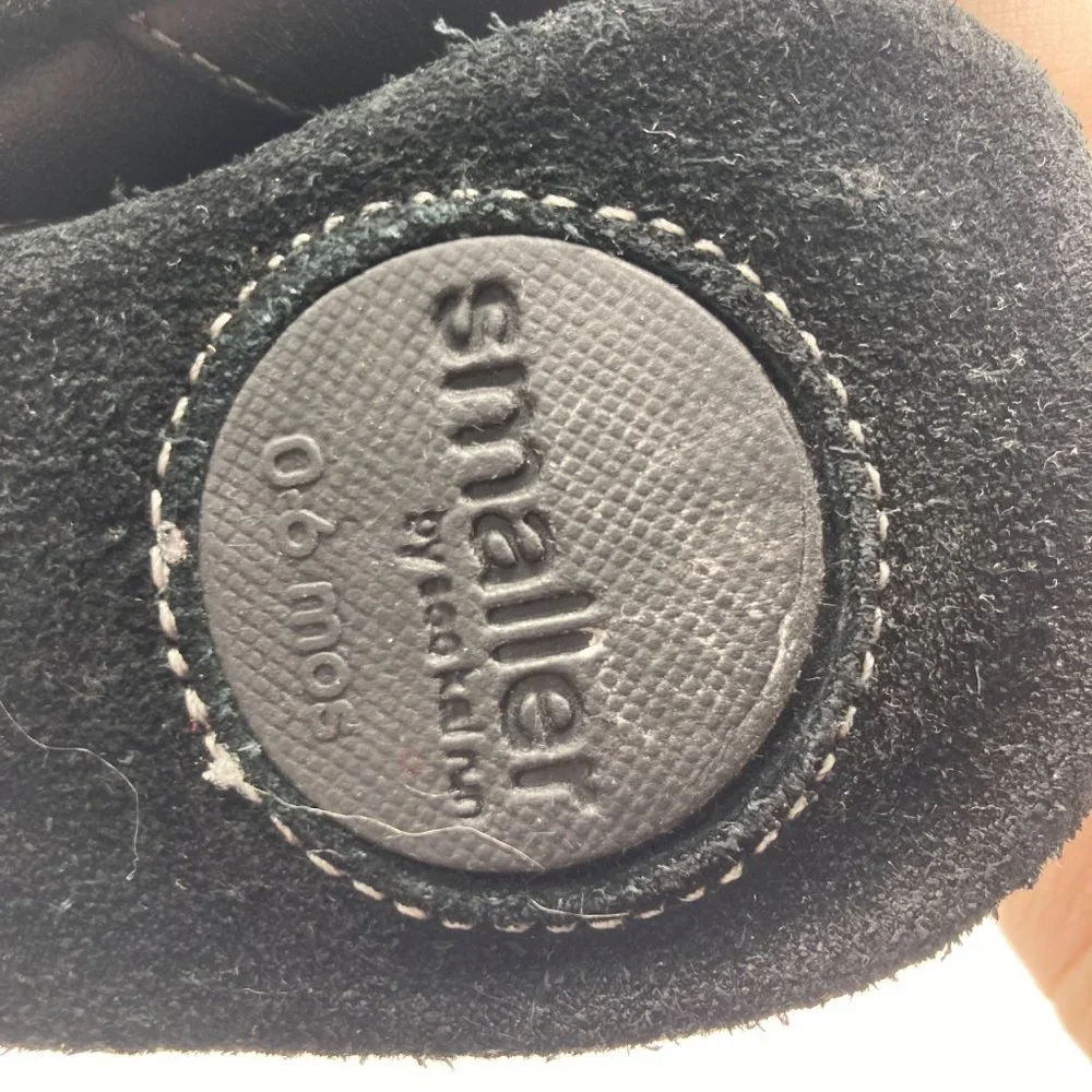 See Kai Run smaller black buckle jeweled shoe 0-6 months